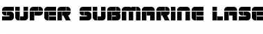 Super Submarine Laser Font