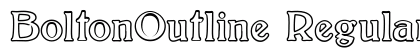 BoltonOutline Regular preview