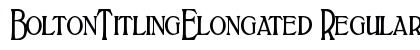 BoltonTitlingElongated Regular preview