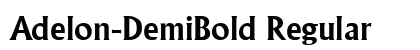 Adelon-DemiBold Regular