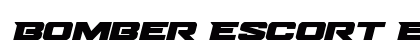 Bomber Escort Expanded Italic Regular