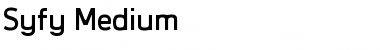 Syfy Medium Font