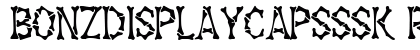 BonzDisplayCapsSSK Regular preview