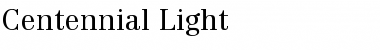 Centennial-Light Regular Font