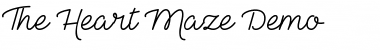 The Heart Maze Demo Regular Font