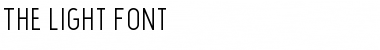 The Light Font Regular Font