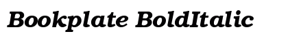 Bookplate BoldItalic Preview