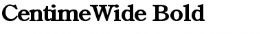 CentimeWide Bold Font