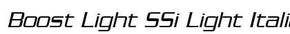 Boost Light SSi Light Italic Preview