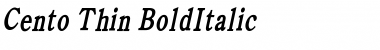 Cento Thin Font
