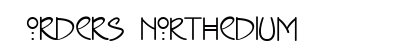 Borders Medium Font Preview