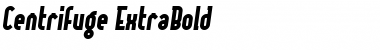 Centrifuge ExtraBold Font