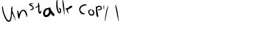 Download Unstable Font Download Unstable Font