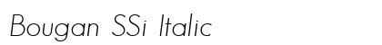 Bougan SSi Italic Preview