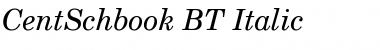 CentSchbook BT Font