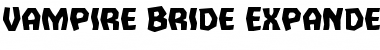 Vampire Bride Expanded Font