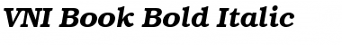 VNI-Book Bold-Italic Font