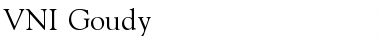 Download VNI-Goudy Font