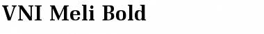 VNI-Meli Bold Font