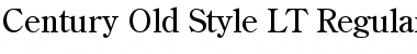 CenturyOldStyle LT Font