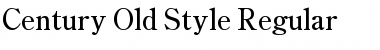 Century Old Style Regular Font