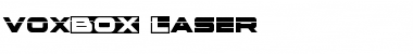 Download voxBOX Laser Font Download voxBOX Laser Font
