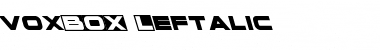 Download voxBOX Leftalic Font Download voxBOX Leftalic Font