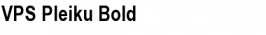 VPS Pleiku Bold Font