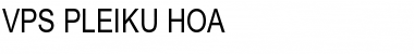 VPS Pleiku Hoa Regular Font VPS Pleiku Hoa Regular Font