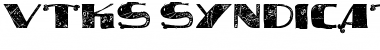 Download vtks syndicate Font Download vtks syndicate Font