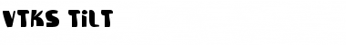 Download Vtks Tilt Font Download Vtks Tilt Font