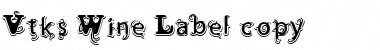 Download Vtks Wine Label Font Download Vtks Wine Label Font