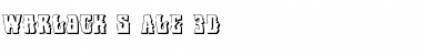 Warlock's Ale 3D Font