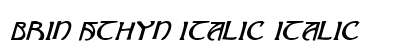 Brin Athyn Italic Italic preview
