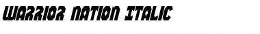 Download Warrior Nation Italic Font Download Warrior Nation Italic Font