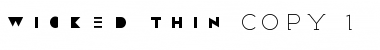 Wicked Font