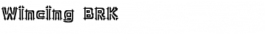 Wincing BRK Font