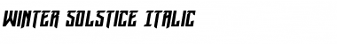 Download Winter Solstice Italic Font Download Winter Solstice Italic Font