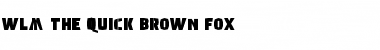 Download WLM The Quick Brown Fox Font