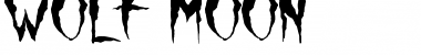 Download Wolf Moon Font Download Wolf Moon Font