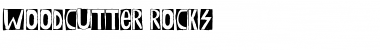 Download Woodcutter Rocks Font Download Woodcutter Rocks Font