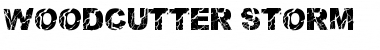 Download WOODCUTTER STORM Font Download WOODCUTTER STORM Font