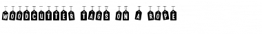 Download Woodcutter Tags on a Rope Font Download Woodcutter Tags on a Rope Font