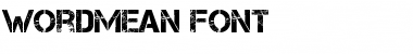 WordMean Font Font