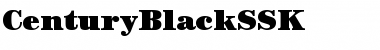 CenturyBlackSSK Regular Font