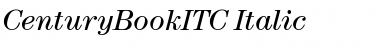 CenturyBookITC Italic Font CenturyBookITC Italic Font