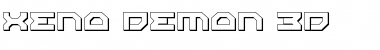 Xeno-Demon 3D Font