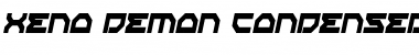 Xeno-Demon Condensed Italic Font