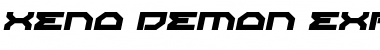 Xeno-Demon Expanded Italic Font