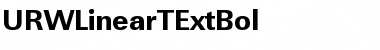 URWLinearTExtBol Font